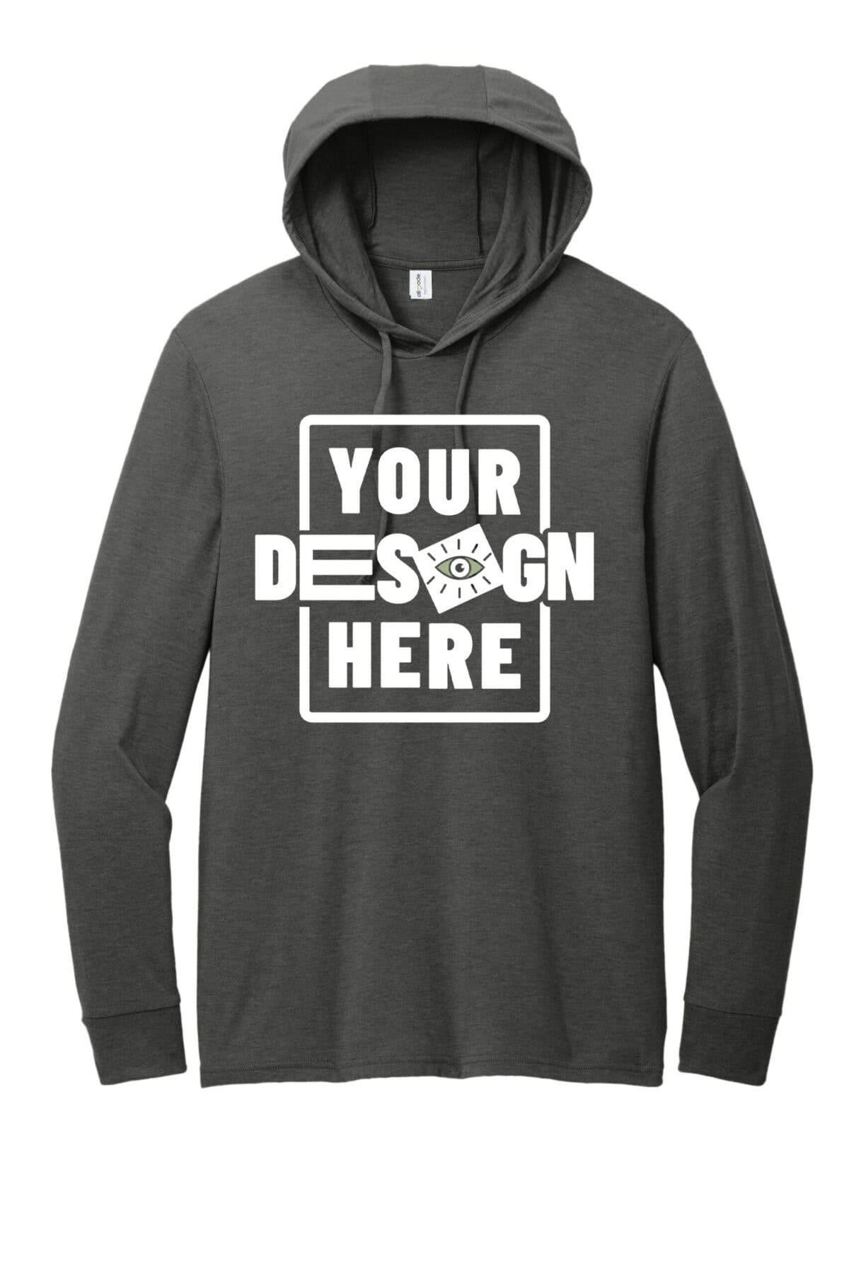 Customizable unisex hoodie with your design, perfect for personalized apparel.